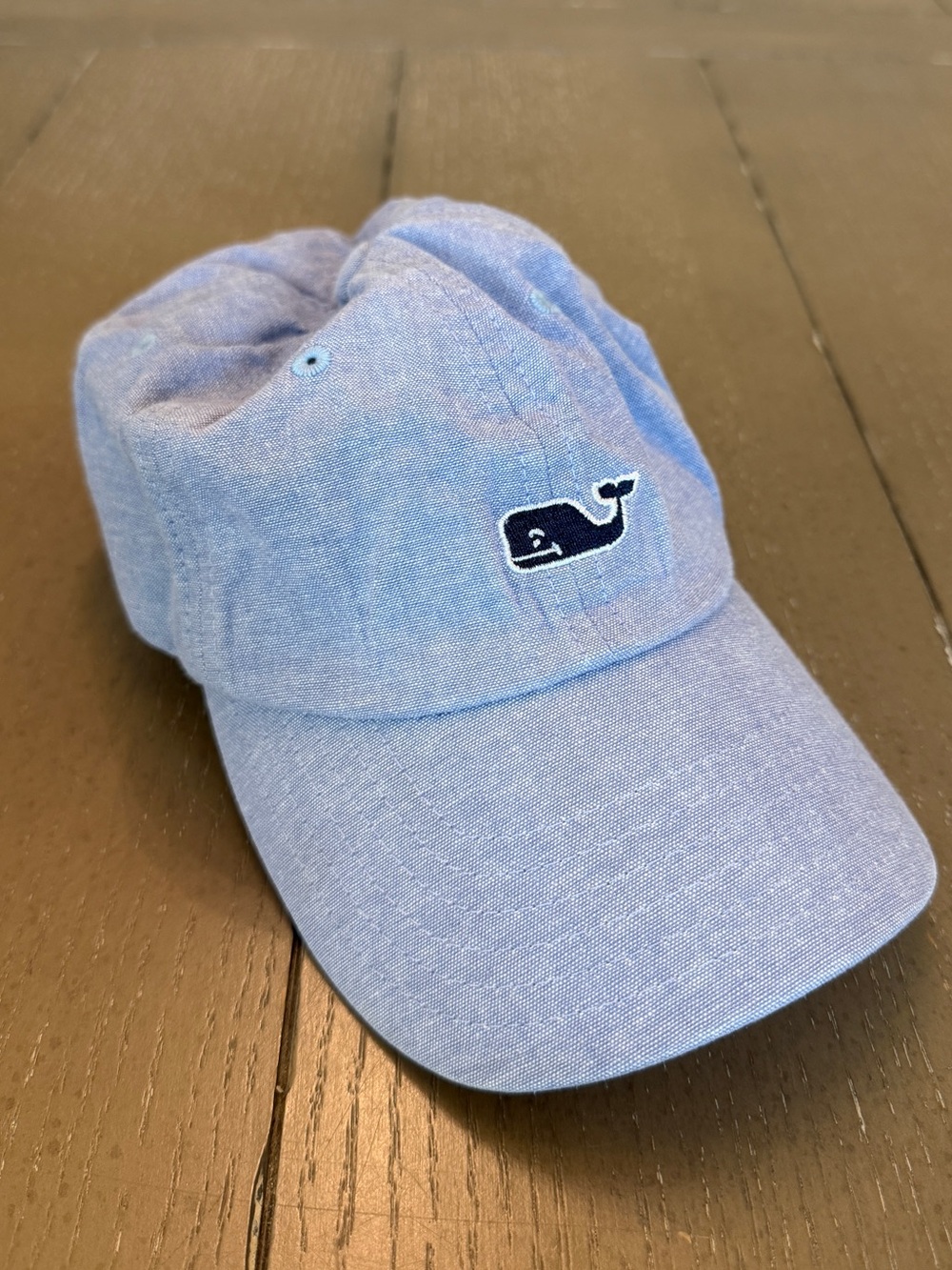Vineyard Vines Kids Whale Logo Blue & Pink Baseball Hat/Girls Preppy Beach Hat